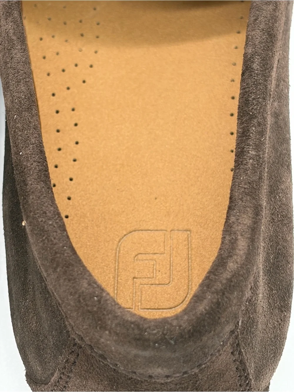 FootJoy Dark Brown Suede Bit Slip-On Loafers